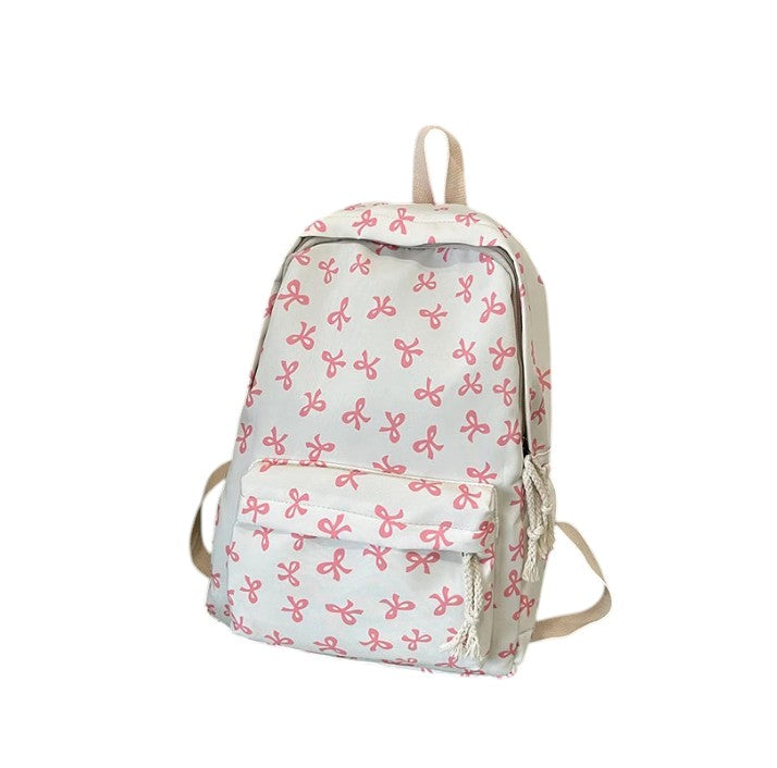 Sac à dos Morgane Blanc et Rose