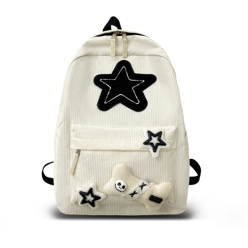 Sac à dos Lisa Blanc et Noir