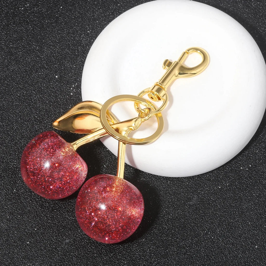 Porte-Clés en Métal style Cerise