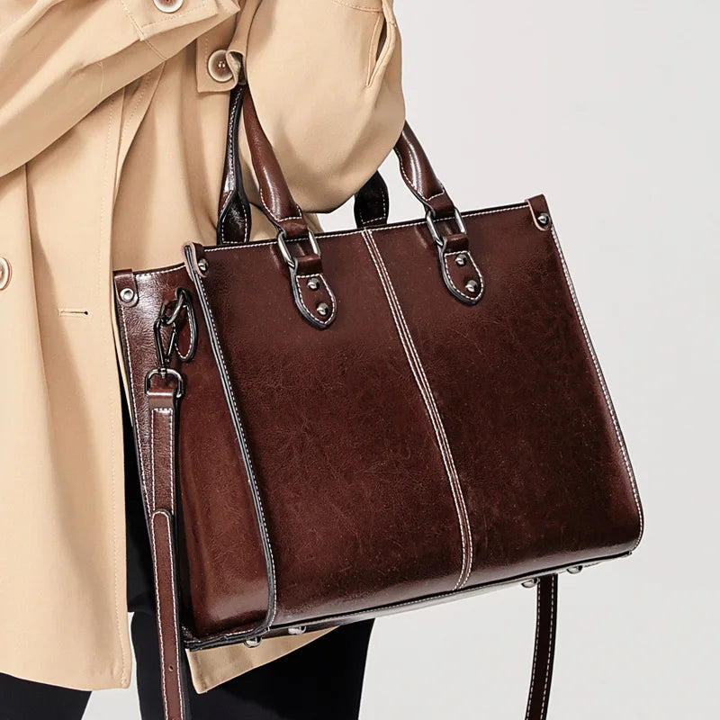 Sac à main Éléa Marron