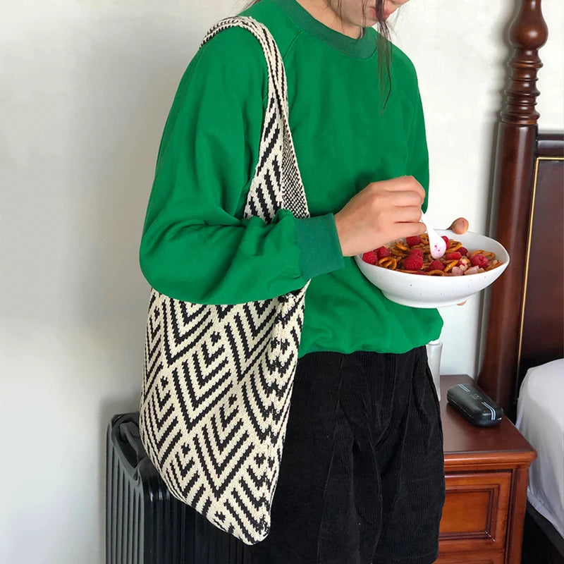 Tote Bag Anaya Noir et Blanc