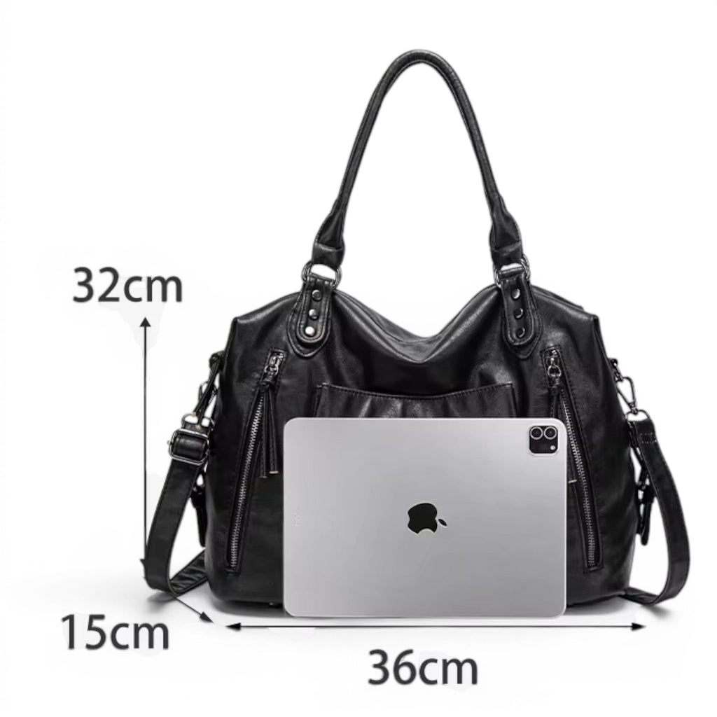 Schéma coté du hobo noir présenté avec une tablette posée devant lui pour juger la contenance